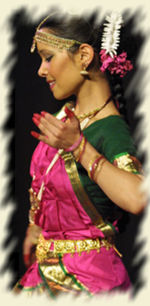 Danseuse de bharata natyam Anusha Cherer