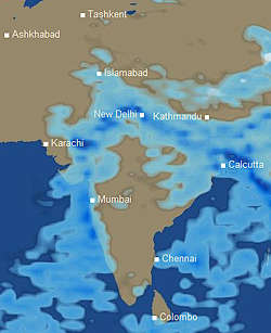 La météo de l'Inde sur le site de la BBC