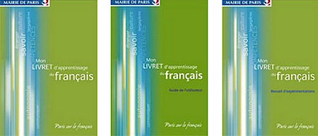 Livrets apprentissage du français par la Ville de Paris