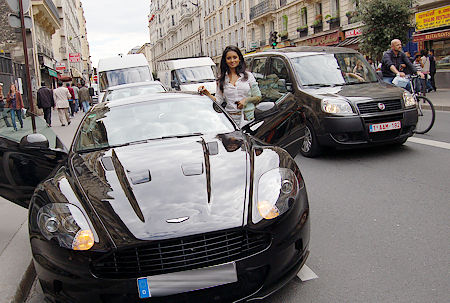 Bhavna Pani de Bharati à Paris pour le tournage de Turbo